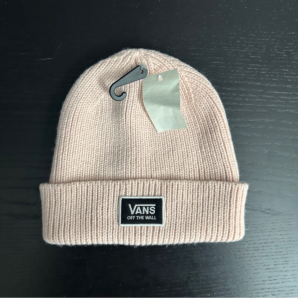 COPY - Baby light pink vans beanie, never used with tags